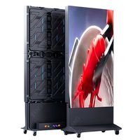 Écran LED pliable extérieur IP68 960x1920mm P2.5 P3 P4 6000nits 3840Hz Écran LED portable pour événements, concerts, foires