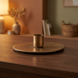 เชิงเทียนปาโลซานโตและธูปหอม ทำจากทองเหลือง งานแฮนด์เมด ของตกแต่งบ้าน - Product Image 3