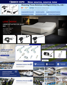 Letto d'ospedale resistente doppio attuatore motore lineare 12v/24v motore elettrico attuatore lineare lento 6000n 200mm telecomando a spazzola - Product Image 5