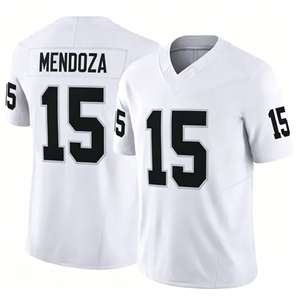 2026 <span class=keywords><strong>Fernando</strong></span> Mendoza Draft Round Pick No. Maillot de football américain cousu pour hommes, femmes et jeunes, taille S-3XL - Product Image 2