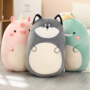 Adorables jouets pour bébés en forme d'<span class=keywords><strong>animaux</strong></span>, super doux, oreiller en peluche de 45 cm, forme dinosaure/lapin, rembourré de coton PP. - Product Image 3