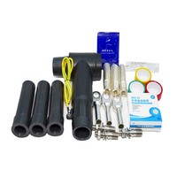 Connecteur de câble arrière de type T européen en cuivre EPDM 10 kV 630 A IP68, raccord de branche de câble moyenne tension