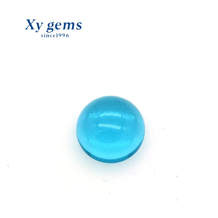 Aqua Blau Cabochon Synthetische kristall glas edelstein steine
