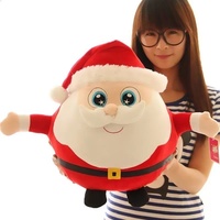 Schattig mollig Kerstman knuffelzacht rond kerstknuffel speelgoed feestelijk kussen voor wereldwijde speelgoedgroothandels