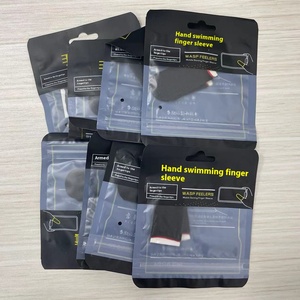 Clewsocks 6 pak penstabil game ponsel, 6 pak jari Gamer karbon & lengan jempol mendukung kompresi hitam - Product Image 1