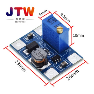 Module élévateur de tension DC-DC JTW SX1308 23x16x10mm 2A, alimentation réglable à monter sur carte - Product Image 1