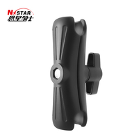 D-201U 22 cm Double prise bras 2.25 pouces boule adaptateur industriel agricole machines navigateur bras de montage 2.25 pouces support de voiture