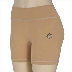 Shorts Deportivos Cortos para Mujer, Personalizados, de Cintura Alta, para Yoga, Running, Playa, con Cintura Elástica, Spandex/Nylon, Leggings de Cuatro Vías - Product Image 1