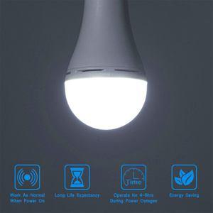 DB E27 recargable 12W LED señal de salida bombilla de emergencia con batería de ácido de respaldo para acampar en casa - Product Image 5