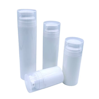 Vente en gros de flacons pompe sans air en plastique vides de 50 ml, 100 ml, 150 ml, 200 ml, contenants pour crème pour le visage, rechargeables