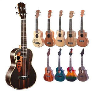Ukelele Profesional de Madera Sólida de China al por Mayor a Precio Económico, Tamaños 21/23/24/26/30 Pulgadas, Tenor, Barítono, Soprano, Todos los Colores, para Concierto - Product Image 1