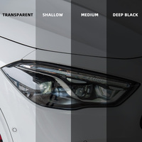 Film transparent en TPU auto-cicatrisant anti-rayures pour phares de voiture, 30cm x 15m, résistant aux UV