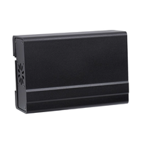 Casing Aluminium Alloy Raspberry PI 4 Generasi 4 Khusus Industri dengan Kipas Pendingin/Heat Sink