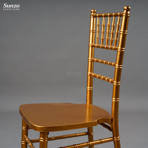 Chiavari-Silla de boda dorada para exteriores, silla <span class=keywords><strong>Tiffany</strong></span>, venta al por mayor - Product Image 3