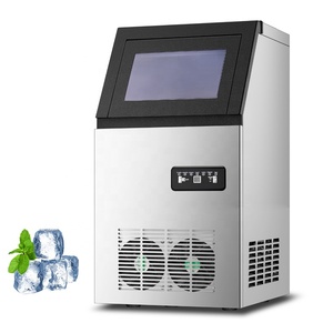 패션 디자인 상업용 테이블 스테인리스 스틸 고체 큐브 제빙기 고생산성 온라인 구매 자체 저장 - Product Image 1