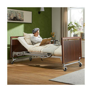 Tecforcare <span class=keywords><strong>Lit</strong></span> d'hôpital en bois au design allemand <span class=keywords><strong>Lit</strong></span> de soins médicaux réglable pour personnes âgées <span class=keywords><strong>Lit</strong></span> <span class=keywords><strong>électrique</strong></span> pour patients âgés - Product Image 1
