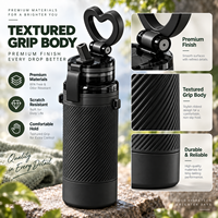 Botol Air Terisolasi Baru 24/30OZ Custom, Kompatibel dengan MagSafe, Terbuat dari Stainless Steel dengan Tutup MagSafe N52