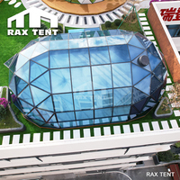 RAXTENT Maison dôme en verre en forme de capsule pour camping Resorts avec vue panoramique sur les étoiles