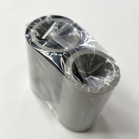 Cinta de Transferencia Térmica TTR de Resina de Cera Premium de 34 mm x 650 m para Impresión de Etiquetas de Códigos de Barras
