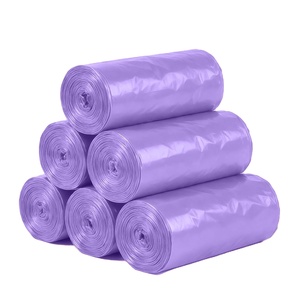 Sacs poubelles noirs jetables non parfumés en LDPE Huamaohengchun, 22 pièces, pour salle de bain, cuisine, chambre et salon - Product Image 1