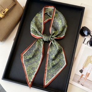 Wholesale <strong>Twillies</strong> <strong>Scarf</strong> 13X145 Double-layer Printed Long Strip <strong>Scarf</strong> Suitable for Spring and Autumn - Product Image 2