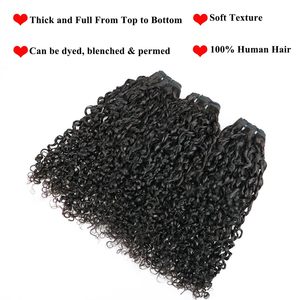 Extensiones de Cabello Humano Virgen 100% de Alta Calidad para Tejido de Cabello Rizado, Venta Caliente de Fábrica 2026, Solo Color Más Oscuro, Solo 100g, Sin Enredos - Product Image 3