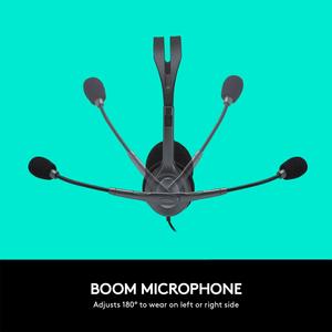 <span class=keywords><strong>Casque</strong></span> stéréo multifonction de classe entreprise <span class=keywords><strong>Logitech</strong></span> H111 avec <span class=keywords><strong>casque</strong></span> de microphone antibruit <span class=keywords><strong>Prise</strong></span> audio 3.5mm - Product Image 5