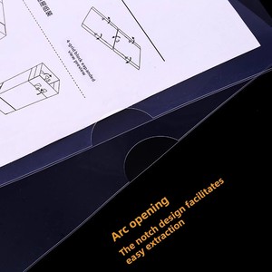 Borsa Portadocumenti Trasparente Impermeabile a Forma di <span class=keywords><strong>L</strong></span>, Formato A4, Custodia per Archivio Personalizzata - Product Image 4