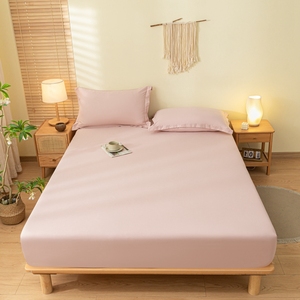 Capa de colchão de fábrica para quarto, lençol de tecido adulto liso tingido, lençol em tamanho <span class=keywords><strong>Queen</strong></span> - Product Image 3