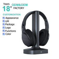 ODM/OEM 2.4G + BT Casque TV sans fil de haute qualité sonore à faible latence avec plusieurs interfaces
