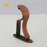 Support de drapé style romain, accessoire pour rideau Antique, raccord de 25mm, 1 pièce
