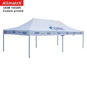 Groothandel Outdoor Waterdichte Draagbare Goedkope Custom Gedrukt Vouwen Voedsel Kraam Markt Event 10X20 10X10 Luifel Tent voor Vendor