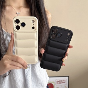 Funda Protectora para Teléfono con Diseño de Chaqueta Acolchada para iPhone 17 Pro Max 16 Plus 15 14 13 12 11 - Product Image 4