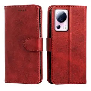 Shockproof Magnetic Wallet Phone Case For Xiaomi 13 14 Ultra A3 Case For Redmi Note 14 Pro 13 12 11 5G K50/K50 Pro 10C 10A