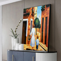 Peinture à l'huile abstraite moderne nordique originale Mintura, peinte à la main, portrait de nu, sur toile, décoration murale, encadrée, Chine