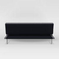 Canapé-lit convertible avec mécanisme de pliage, design moderne, tissu velours, pliable, emballage plat, pour salon et chambre d'hôtel