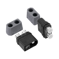 Connecteur anti-étincelles à haute intensité, type sertissable, nickelé, JS8-S 110A 500V DC, PA66 UL94-V0, prise de batterie mâle/femelle, vélo électrique