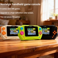 Console de jeu portable avec écran couleur, 500 jeux intégrés, système d'exploitation Linux, batterie 1050mAh, rétro nostalgique pour enfants