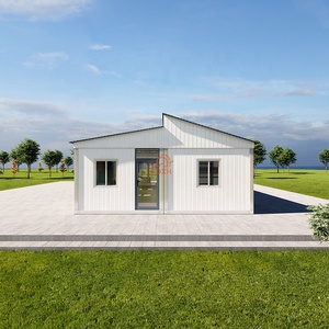 Casa Container Prefabbricata in Acciaio a Tre Stanze con Pavimento Piatto, <span class=keywords><strong>Design</strong></span> Moderno, Isolata e Smontabile, Vendita all'Ingrosso - Product Image 4
