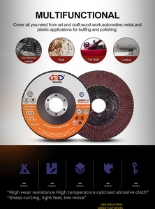 طحن السيراميك الصلب جلخ تلميع عجلة لطاحونة الصنفرة كربيد السيليكون أكسيد الألومنيوم زركونيا غير القابل للصدأ - Product Image 6