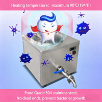Mini équipement de pasteurisation, machine à pasteuriser le lait, lait de chèvre, yaourt, crème glacée, jus, bière, œufs, capacité de 14 l