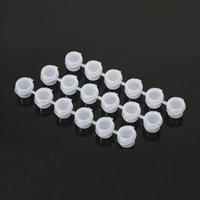 Boîtes de peinture en plastique transparentes vides de haute qualité pour fournitures artistiques, 2 ml, 3 ml, 5 ml *6