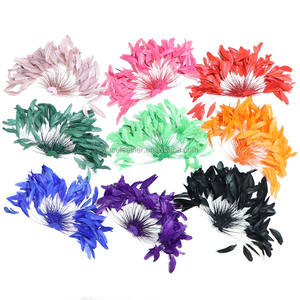 Piume di Gallo Tinte Premium all'Ingrosso, Applicazioni <span class=keywords><strong>per</strong></span> Costumi di Carnevale, Copricapo da Showgirl e Progetti Fai-da-Te - Product Image 2