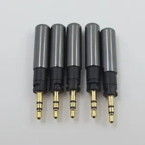 Peças de substituição de fone de ouvido, adaptador de tomada diy para reparo de áudio-técnica ATH-M70X/m50x m40x, tomada de jack de fone de ouvido, prata