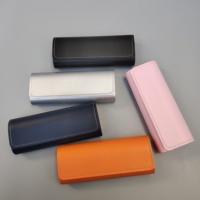 Étui de Luxe en Gros pour Lunettes de Soleil/Lunettes de Lecture - Boîte de Rangement Semi-Rigide en Cuir pour Lunettes