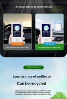 Sac purificateur d'air en charbon de bambou solide personnalisé avec évaporation naturelle pour utilisation dans la ventilation de voiture, éliminateur d'odeurs longue durée