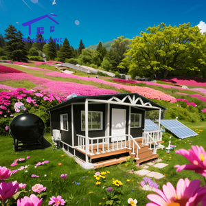 บ้านคอนเทนเนอร์แบบขยายได้ขนาด 20 ฟุต และ 40 ฟุต พร้อมหลังคาทรงจั่วและระเบียง  สามห้องนอน หนึ่งห้องนั่งเล่น - Product Image 6