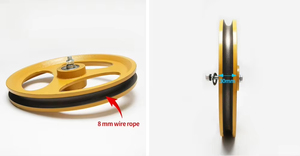 Polea tensora del regulador de velocidad del ascensor XS3 de 260 mm, dispositivo tensor para sistemas de elevación <span class=keywords><strong>KONE</strong></span> y TKE - Product Image 3