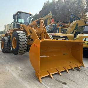 Chargeuse sur pneus Caterpillar 966H d'occasion, faible nombre d'heures, capacité de charge de 5 tonnes, excellent état, matériel de construction - Product Image 4