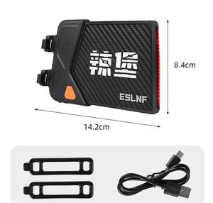 ไฟท้าย LED แบบชาร์จไฟได้สำหรับขี่จักรยานแข่งจักรยานเสือหมอบสำหรับขี่กลางคืนไฟฉายแบตเตอรี่ - Product Image 3